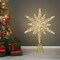 Christmas Tree Star Decorations, 13inches Metal Hollow Design, 20 LED Lights,Sparkling Tree Toppers Christmas Decorations Light up Your Christmas, Star Tree Topper Decorations for Home Holiday Party